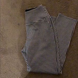 ruby ribbon black checkered pants
